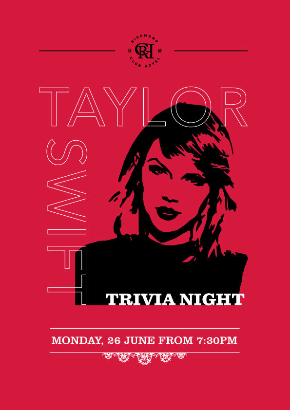 Taylor Swift Trivia Richmond Club Hotel