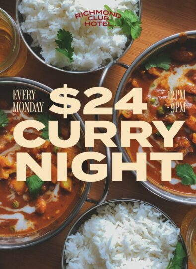 Richmond Club Hotel Curry Night Web Tile